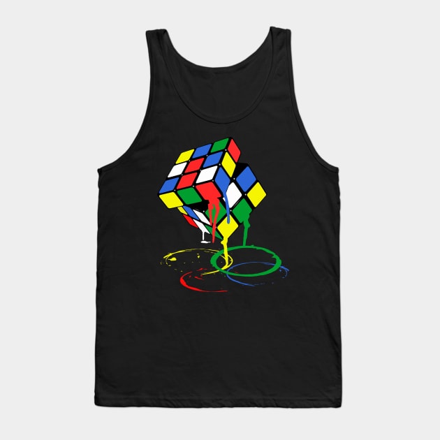 Cubics  meltdown. Tank Top by Artizan